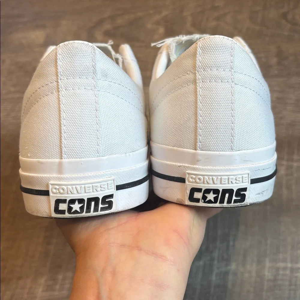 Converse One Star Pro Monster Airbrush Skateboarding Shoes Men's 10 White - Picture 7 of 11